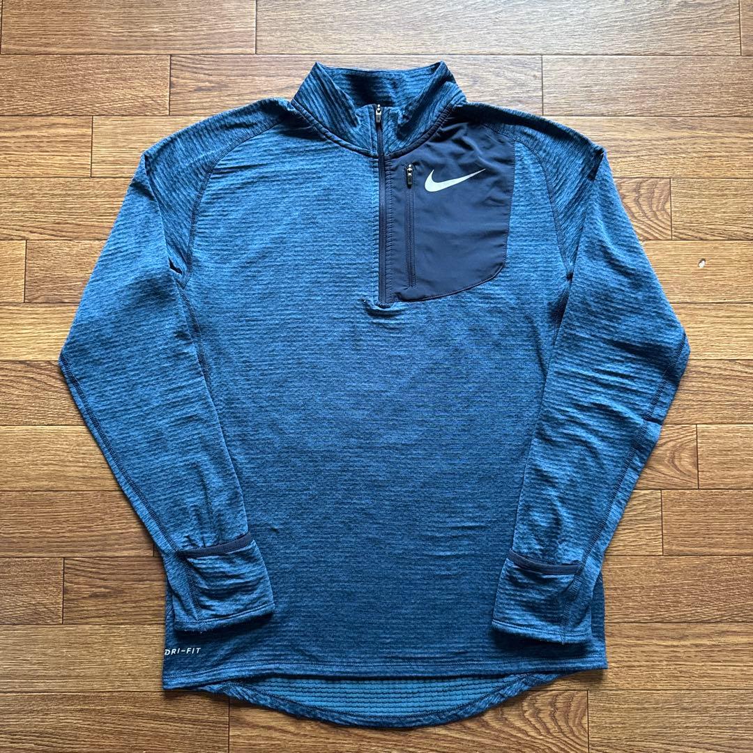 ナイキ　ランニング　NIKE running セット　ハーフジップ　グリッド
