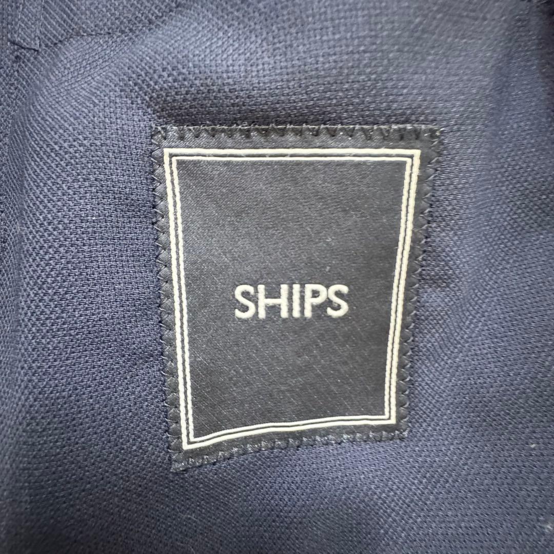 SHIPS トラベラー ネイビー 段返り XL