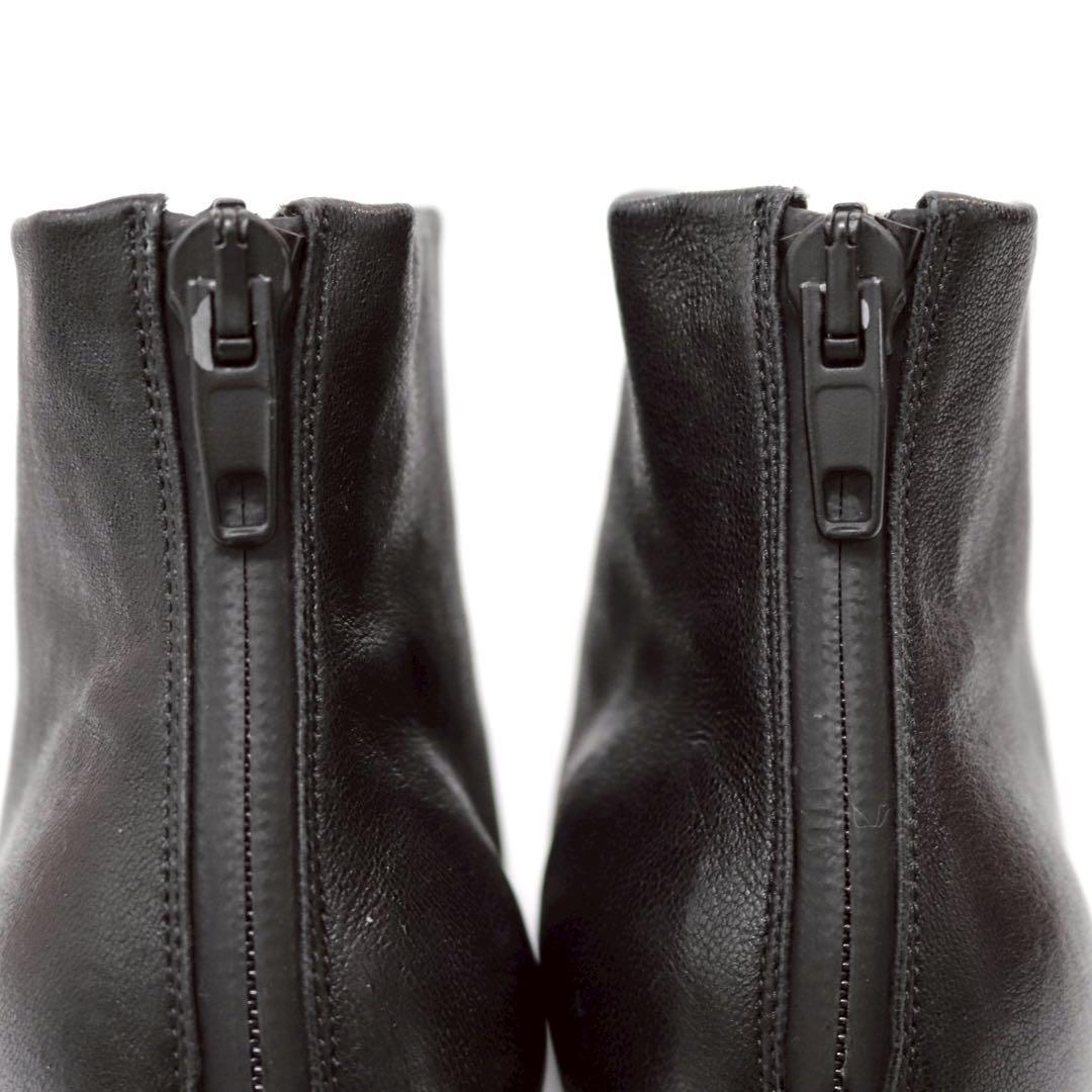 【美品】セリーヌ CELINE グローブ ブーティ ショートブーツ 36.5 黒