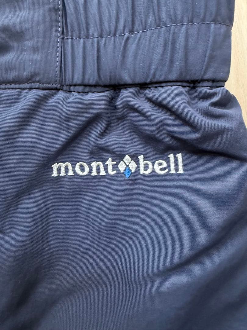 mont-bell ネイビースキーウェア 子ども用