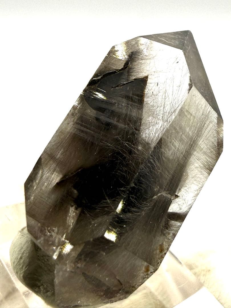 ブルッカイト　両剣　クォーツ　原石　鉱物　標本　天然石　水晶