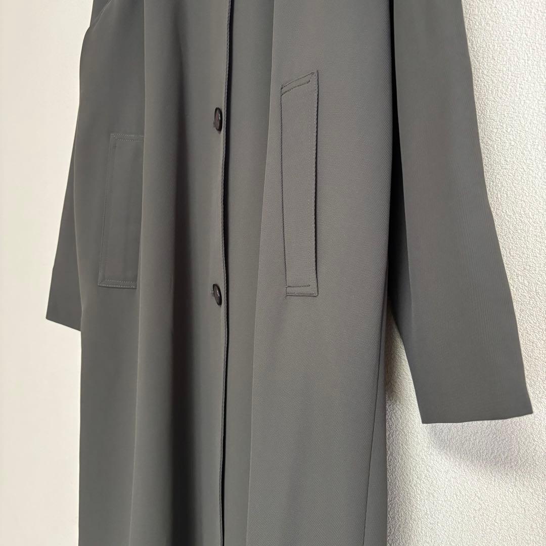 【美品】crewre レディース ドレープ ステンカラーコート ロング 2024