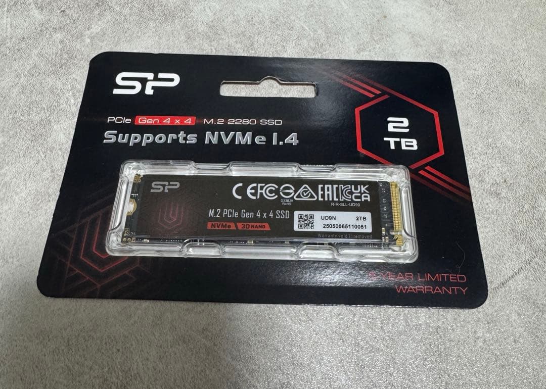 m.2SSD 2TB SP(シリコンパワー) 新品未開封