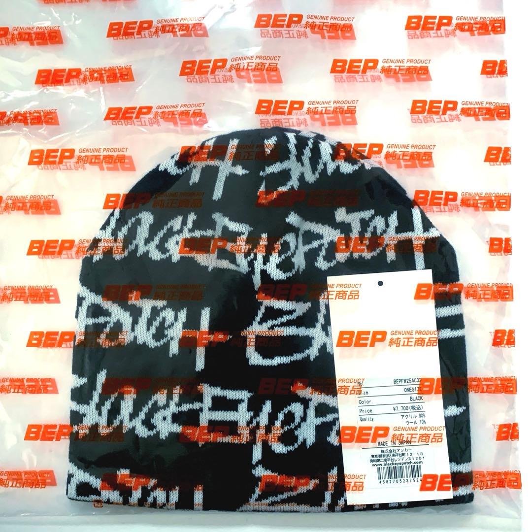帽子 BLACK EYE PATCH FASTHAND SCRIPT BEANIE