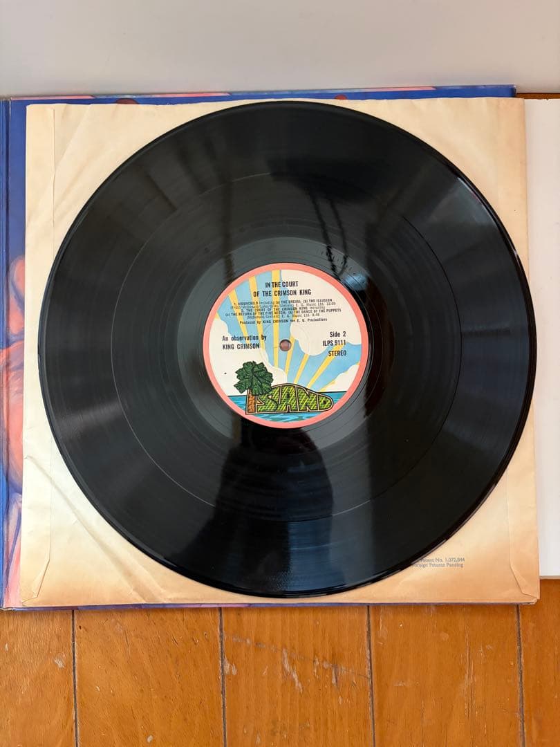 King Crimson ILPS9111 LP レコード UK盤