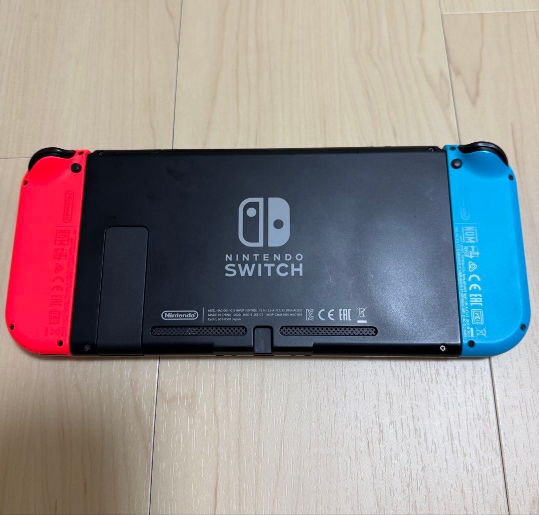 Nintendo Switch 赤/青 本体 + 付属品 箱無し