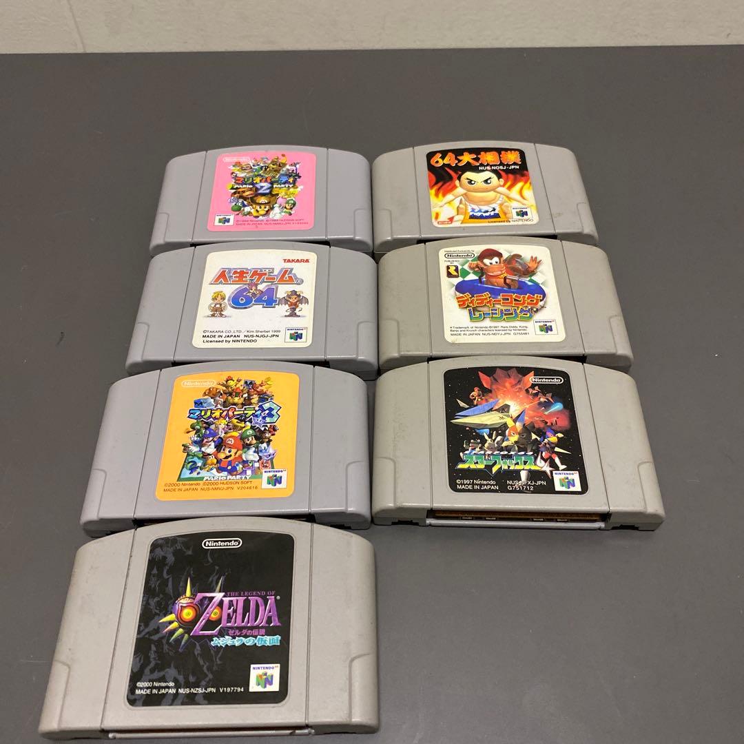 ジャンク品　任天堂64 本体+カセット