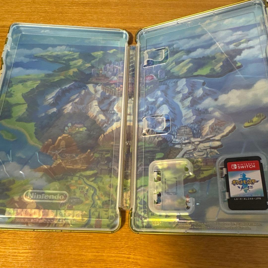 ポケモン　ひみつクラブ　スチールブック　ソード　シールド