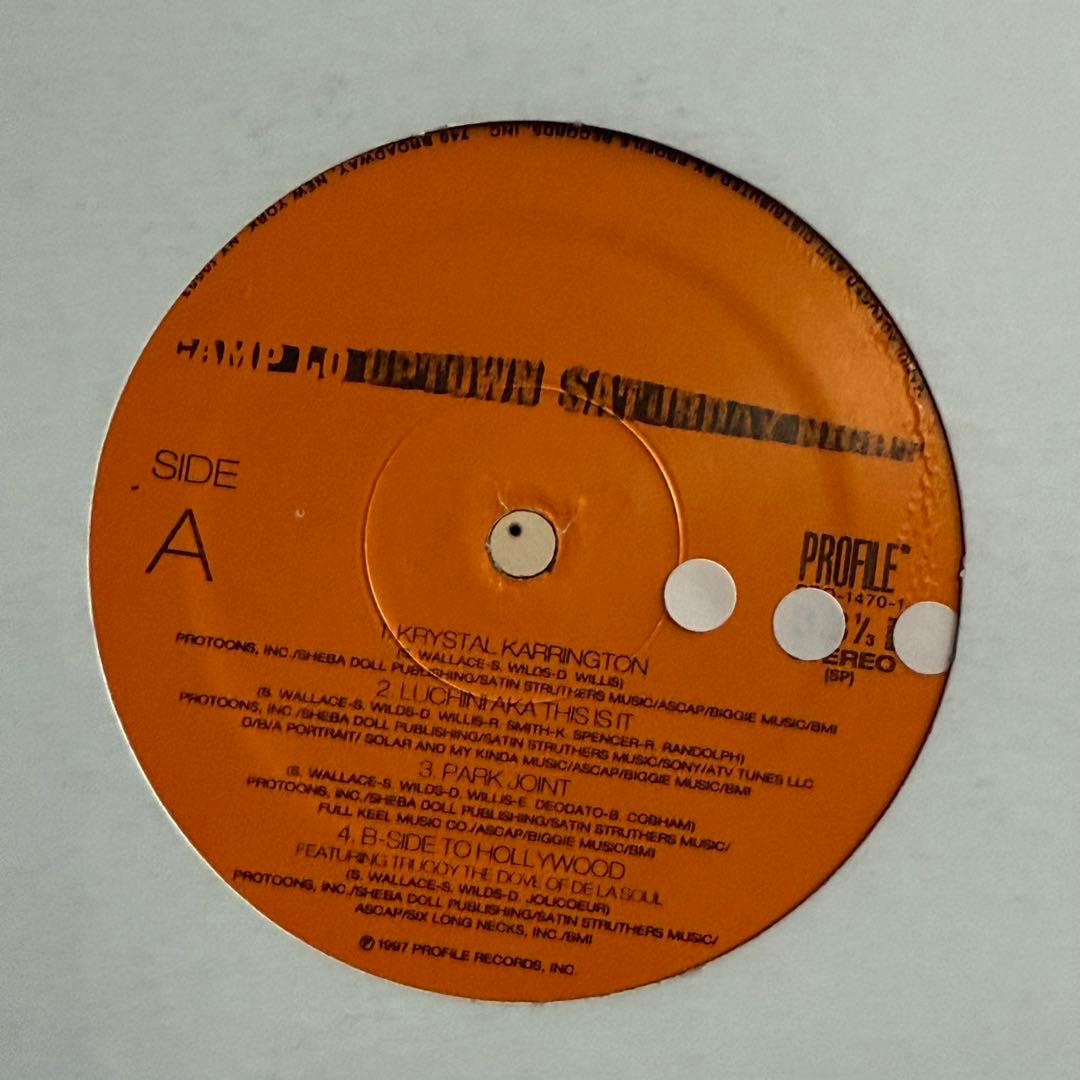 CAMP LO UPTOWN SATURDAY NIGHT 2枚組LPレコード