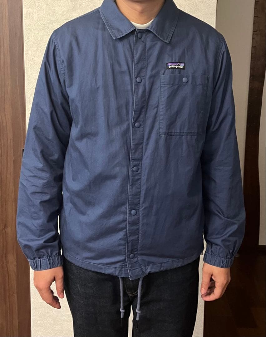 patagonia パタゴニア　ヘンプコーチジャケット ネイビー　M-L相当