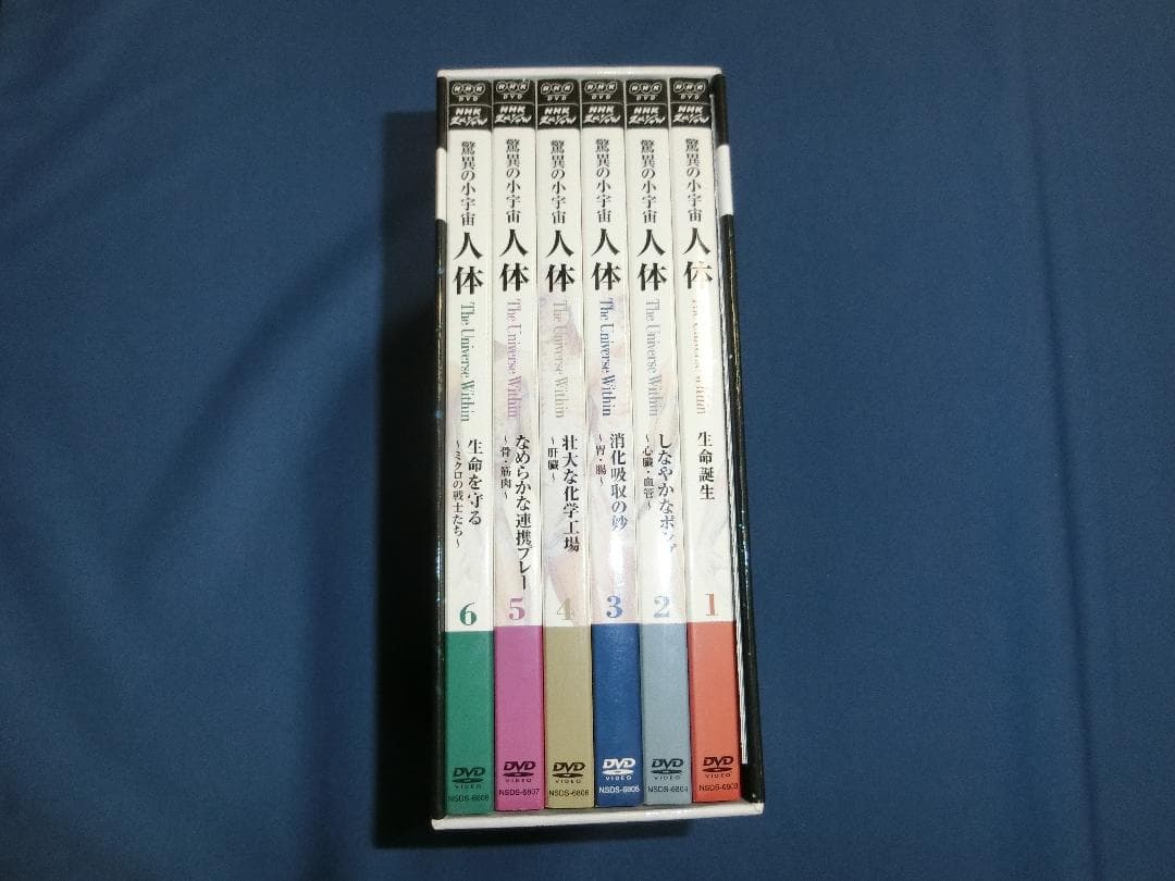 ☆美品☆送料込み☆驚異の小宇宙 人体DVDーBOX ６枚組☆
