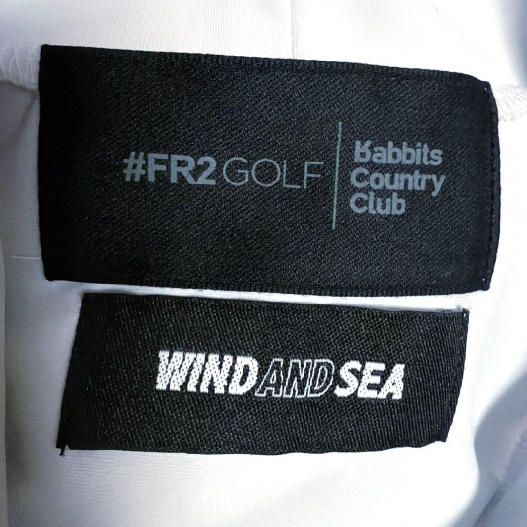 WIND AND SEA × #FR2GOLF モックネック 白　2XL