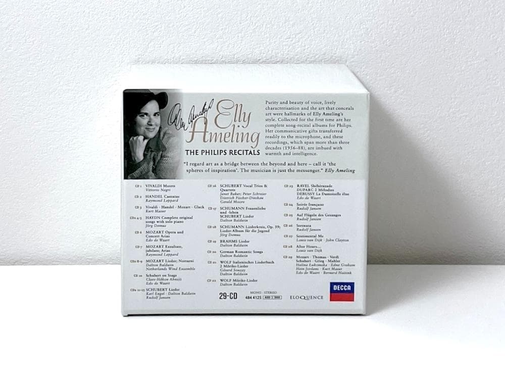 洋楽 CD-BOX ELLY AMELING THE PHILIPS RECITALS