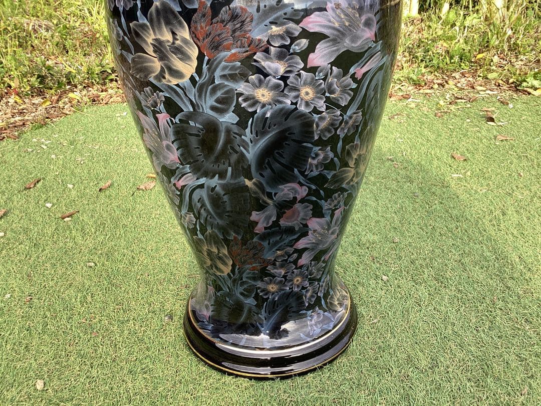 [ おの] 花瓶　フラワーベース　陶器　傘立て　イタリア製