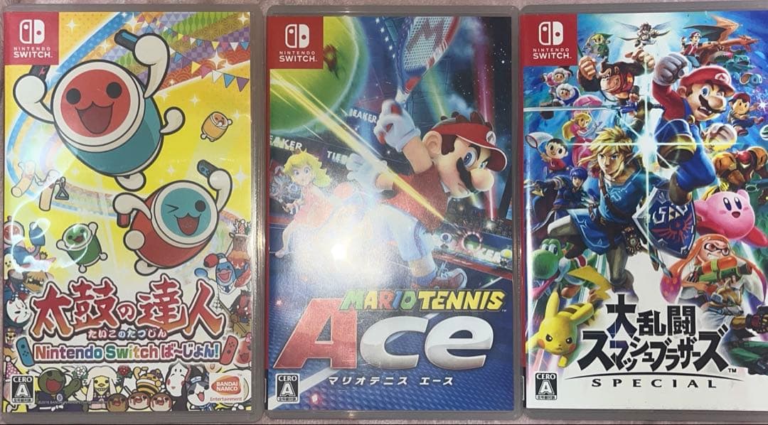 マリオテニス 大乱闘スマッシュブラザーズ スマブラ マリオ 太鼓の達人 スイッチ