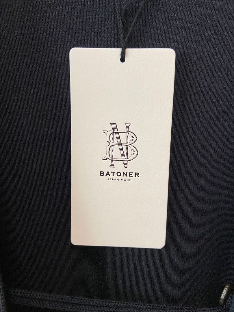 BATONER ネイビー カーディガン 長袖