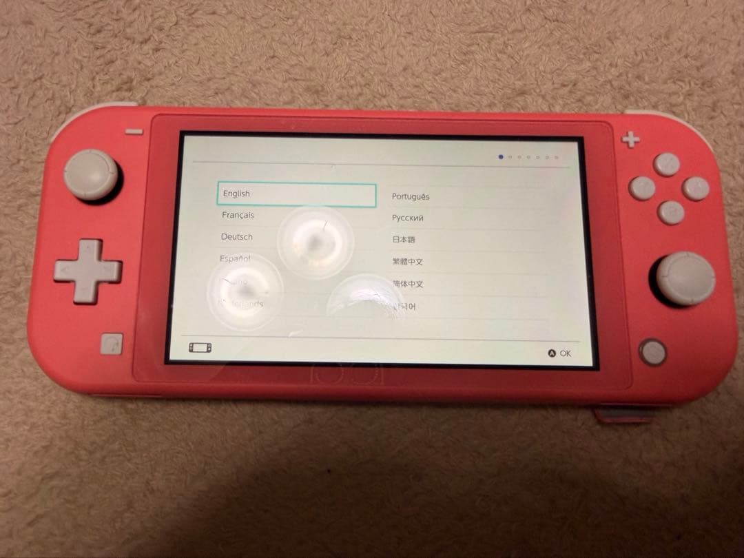 Nintendo Switch Lite コーラル ピンク 本体 SDカード