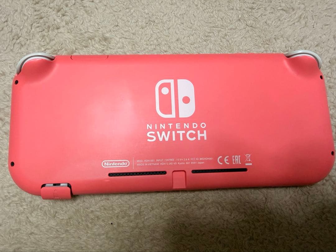 Nintendo Switch Lite コーラル ピンク 本体 SDカード