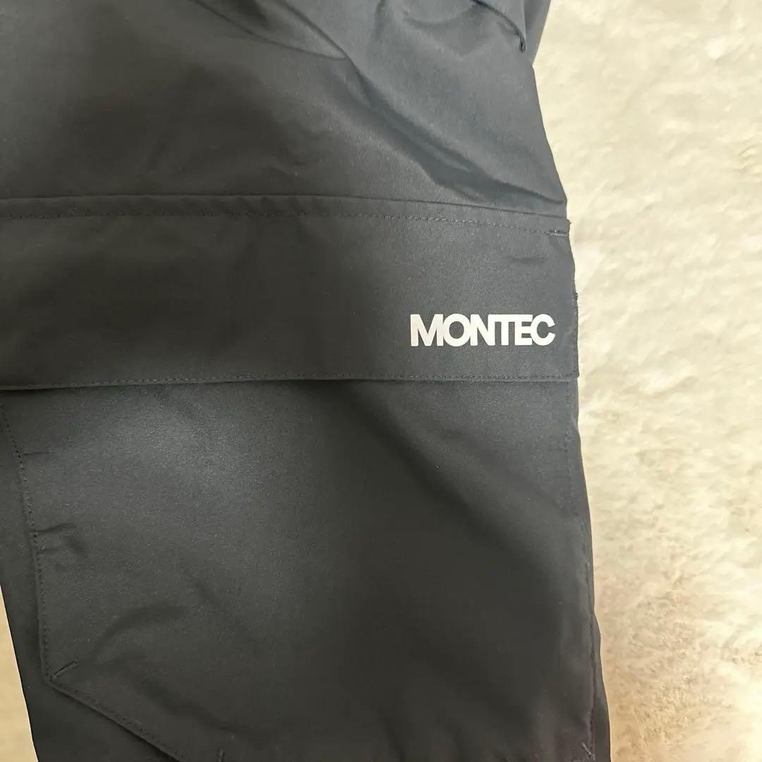 ブラック【美品】MONTEC montecスノーパンツ スノボー スキー ズボン