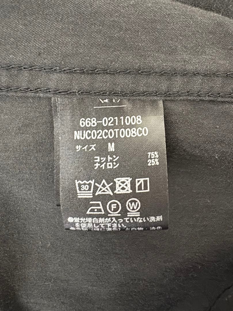 【ほぼ未使用】NANO UNIVERSE ブラックモッズコート