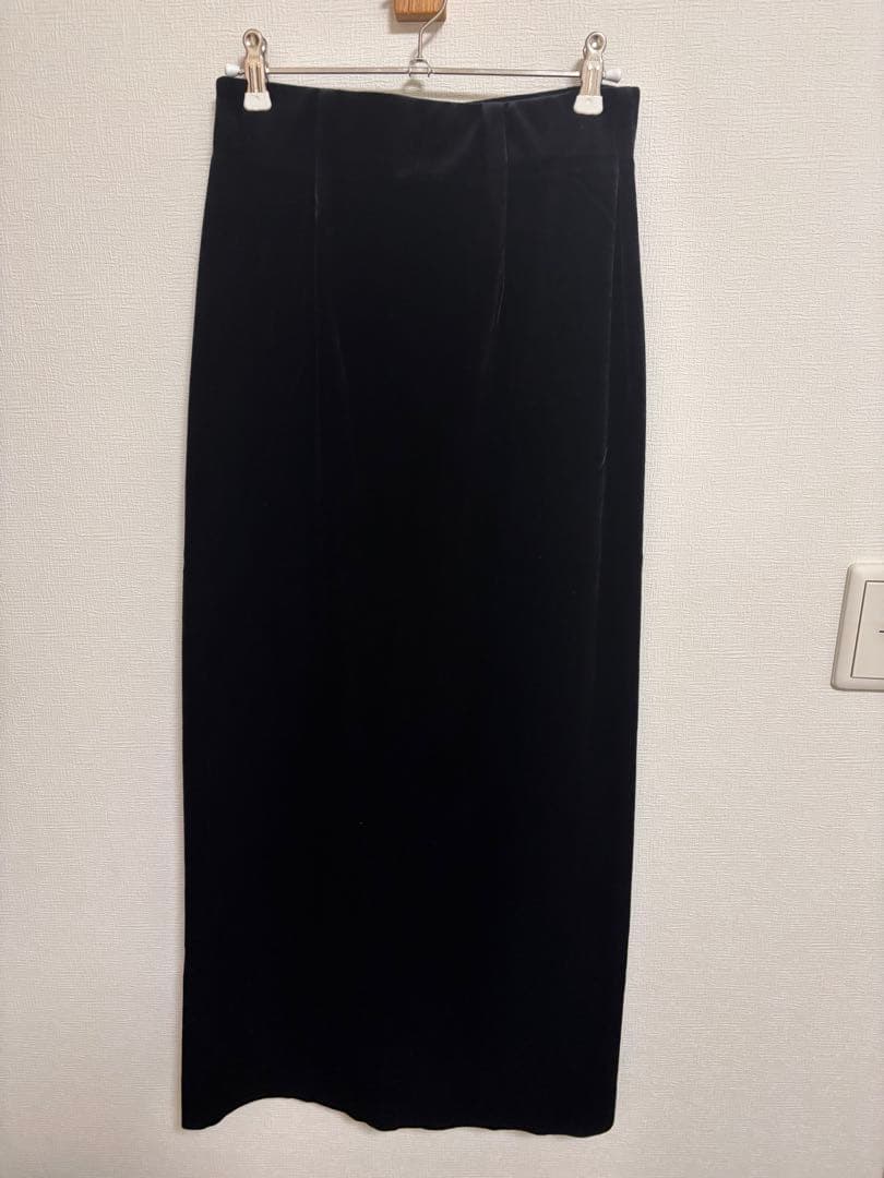 TODAYFUL Pencil Velour Skirt ペンシルベロアスカート