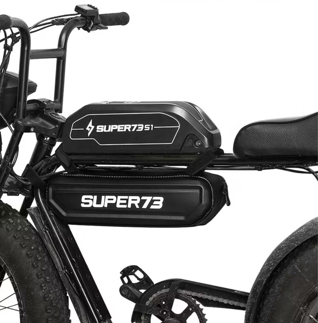 【新品未使用】SUPER73 ハードシェルバッグ ブラック　フレームバッグ