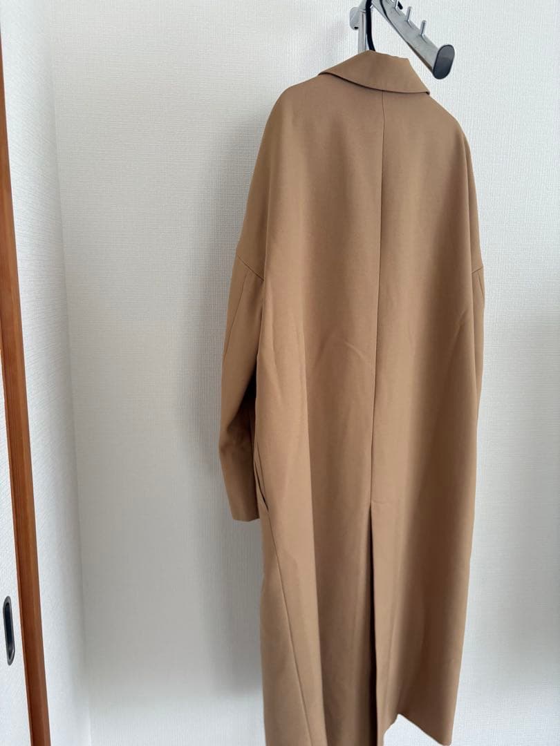 ENFOLDエンフォルド BOXシルエット ウールテーラーコート　38