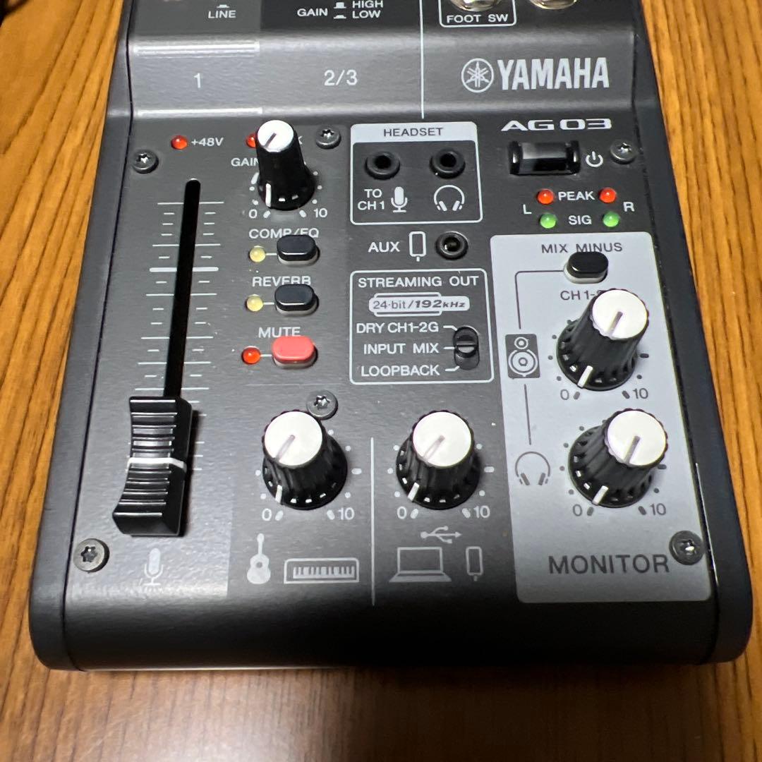 YAMAHA AG03MK2 オーディオインターフェイス