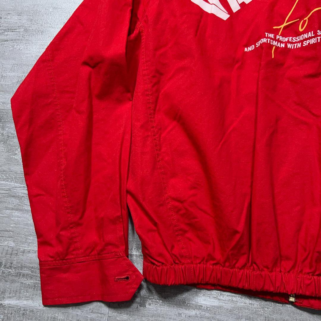 美品 90s VAN SPORT ヴァン スウィングトップ 赤 ジップブルゾンM