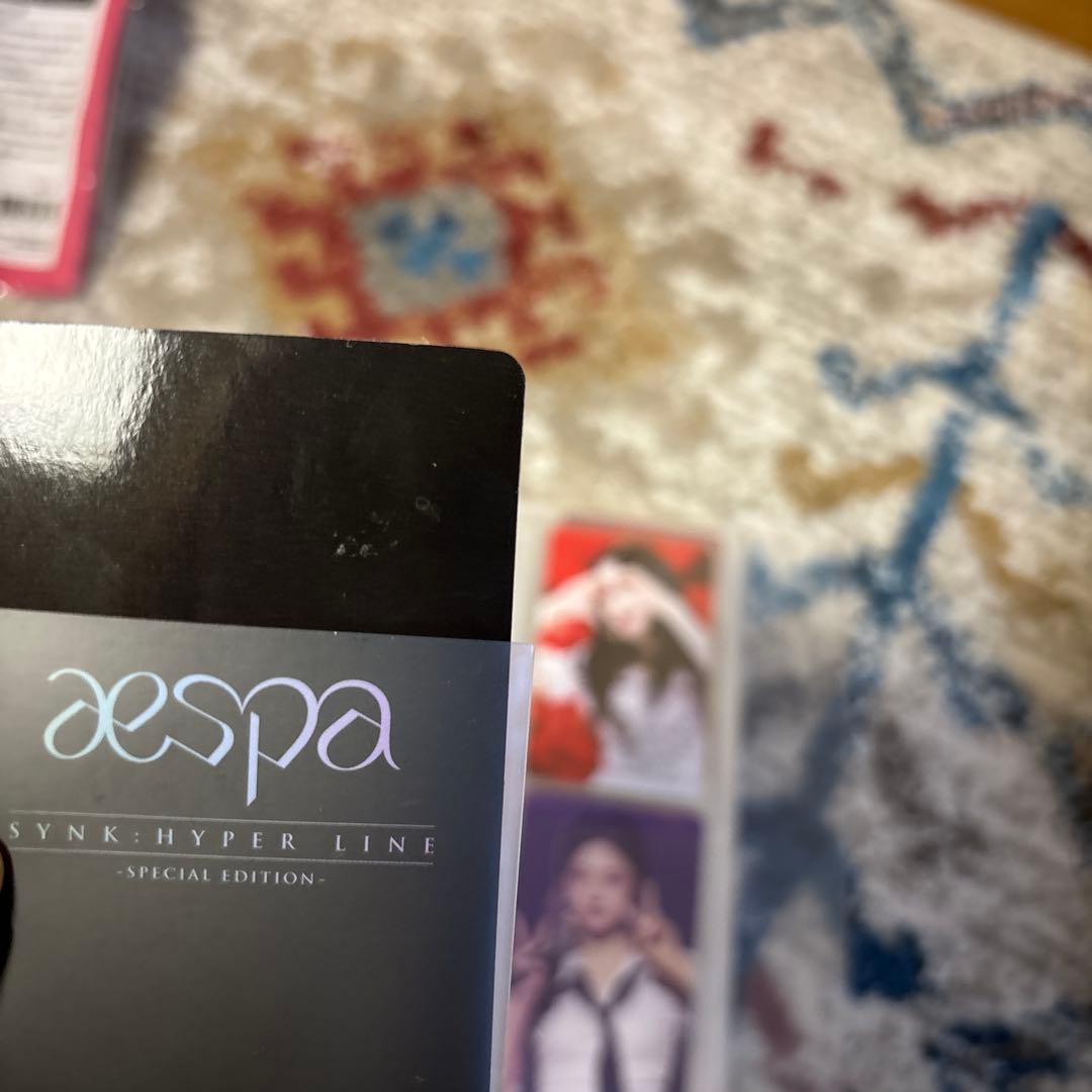 aespa DVD 特典トレカ　ウィンター　SYNK hyper LINE