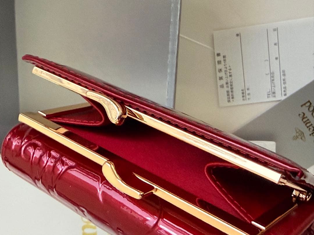 Vivienne Westwood 赤 三つ折り財布 箱付き