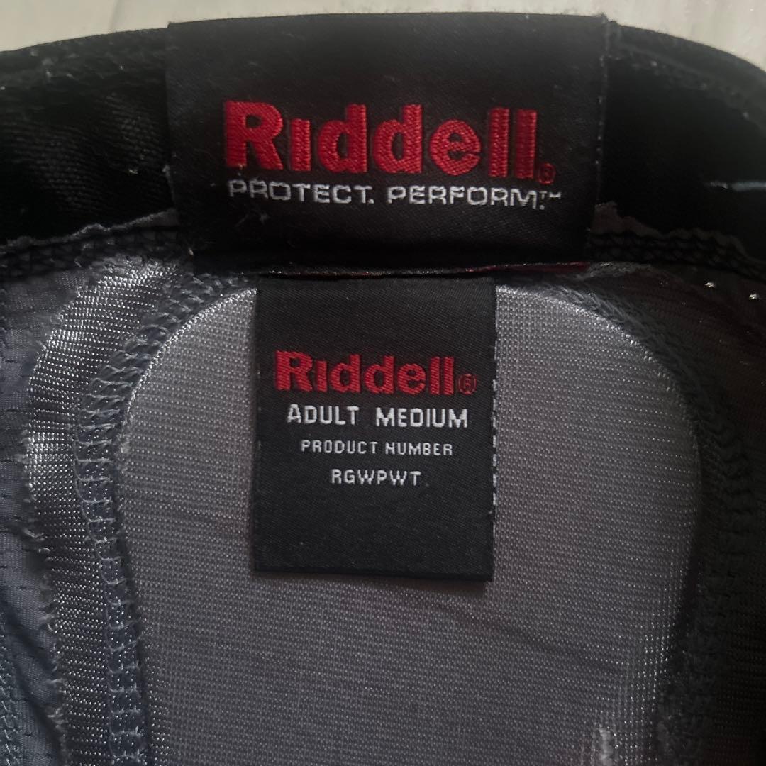 希少　早い者勝ち　Riddell Mサイズパッド付きグレーのスパッツ　アメフト