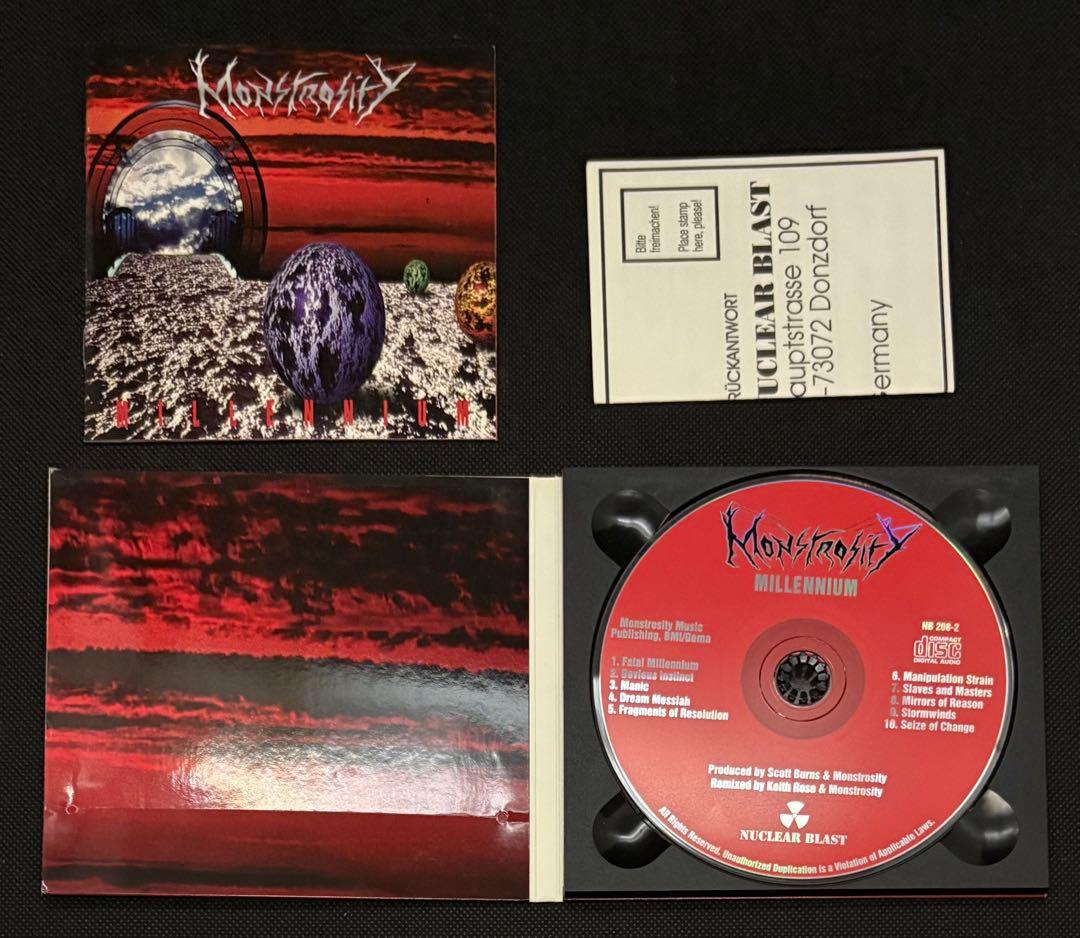 Monstrosity モンストロシティー初期名盤2nd 3rd CD2枚セット