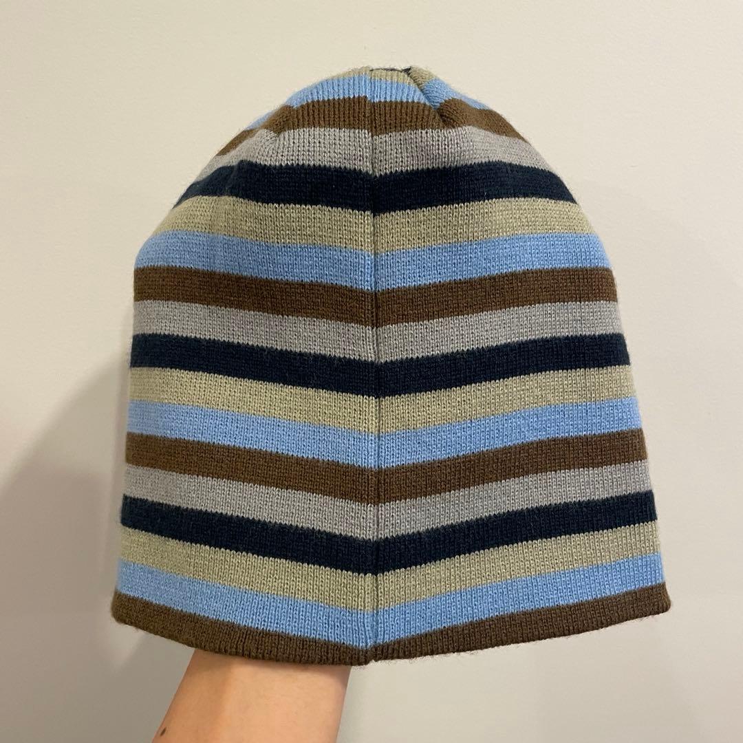 帽子 STUSSY SMOOTH STOCK STRIPED SKULLCAP