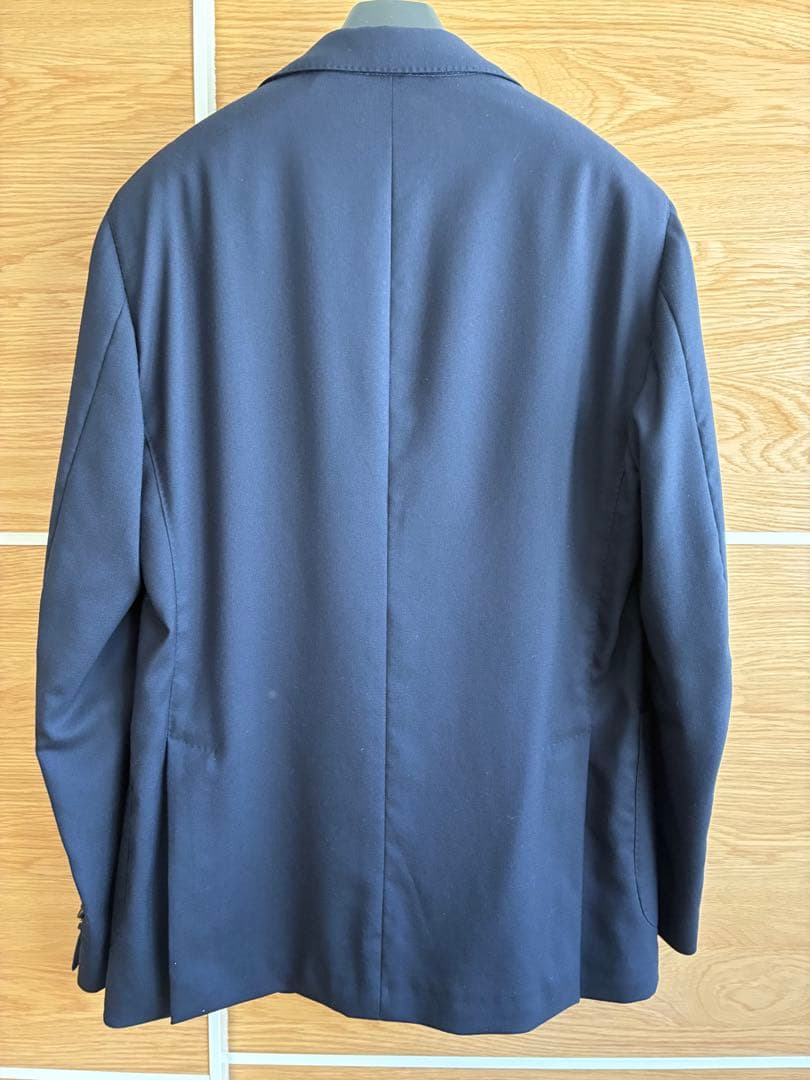 10回程度の利用　ラルディーニ　48 ネイビー　ホップサック　ジャケット　L 紺
