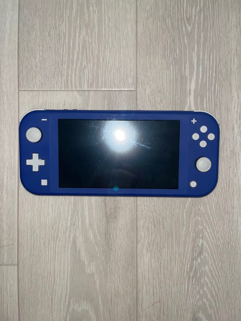 Nintendo Switch Lite ブルー ジャンク 社外品付属