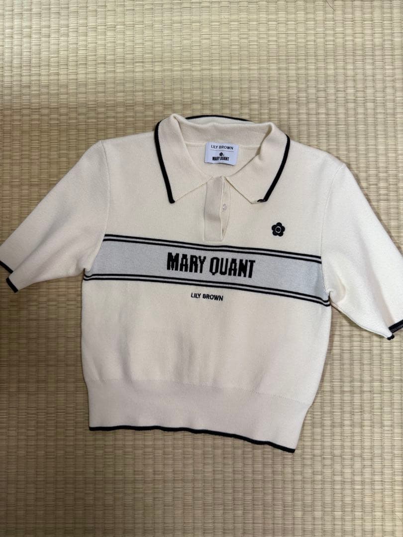 LILY BROWN × MARY QUANT ポロニットプルオーバー