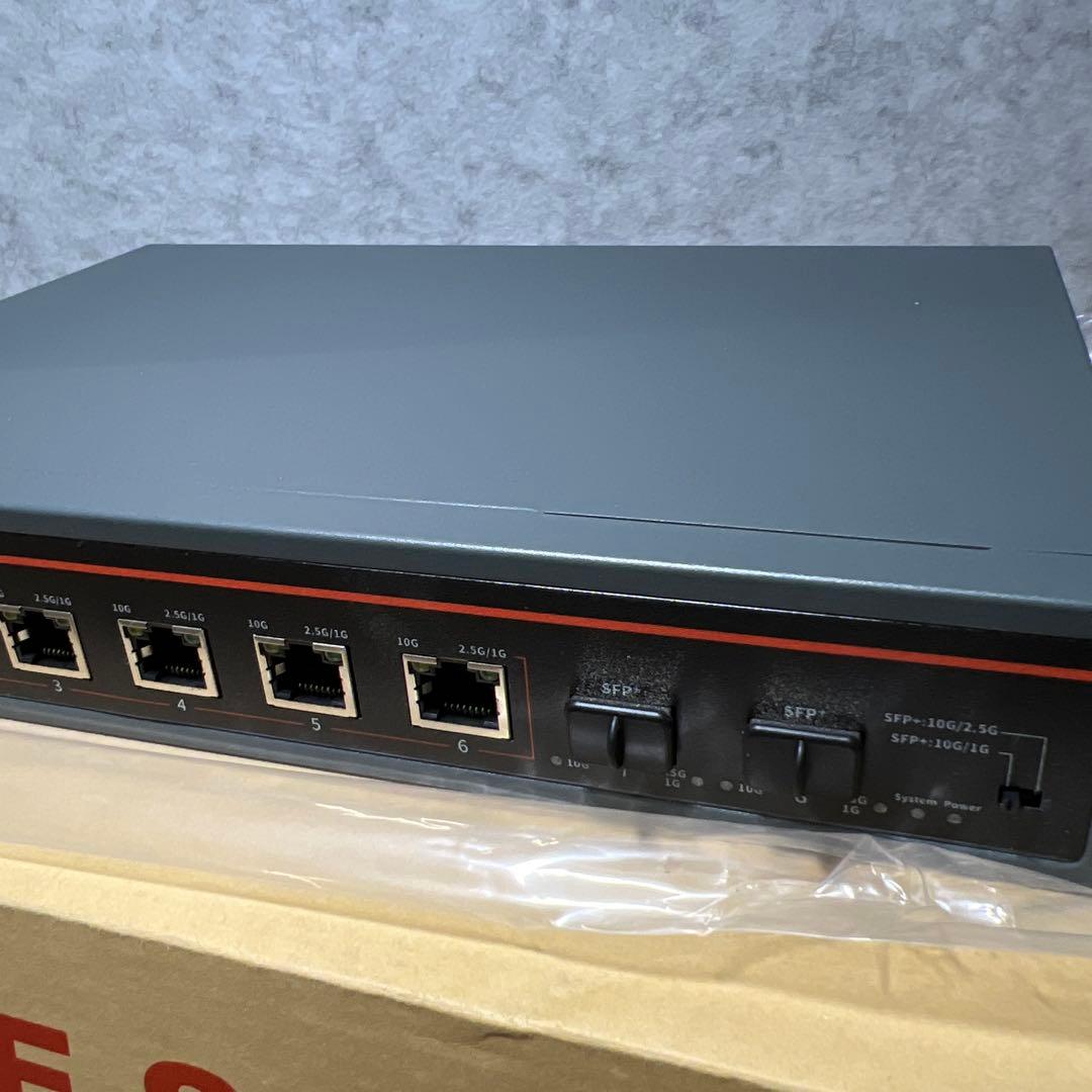 ルーター・ネットワーク機器 Foxneo 6-port 10G with SFP+ switch