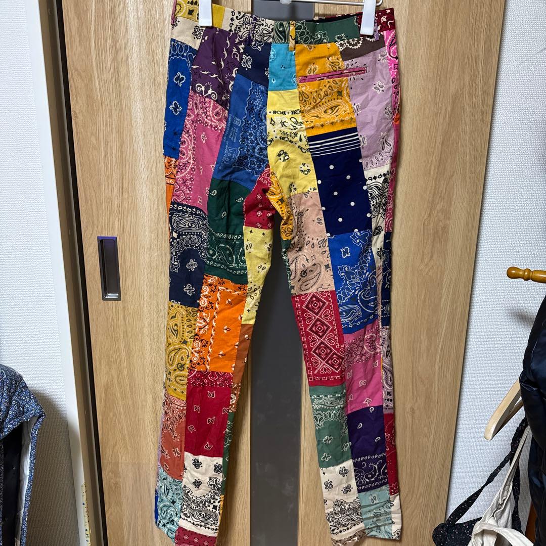 チ*ー様 レディメイド　バンダナ　パッチワーク　パンツ