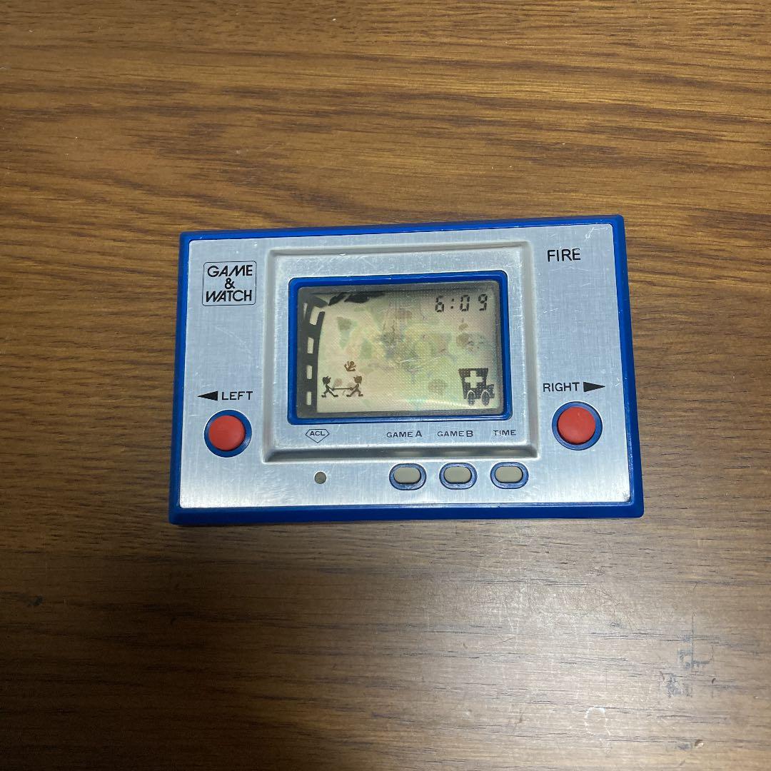【状態良好】任天堂 ゲームウォッチ　FIRE