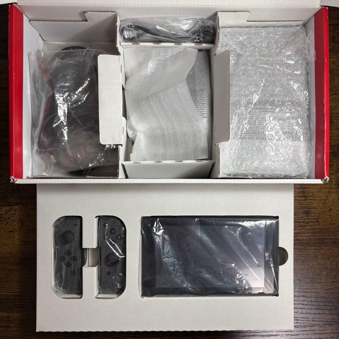 Nintendo Switch本体　グレー　64GB メモリーカード付き