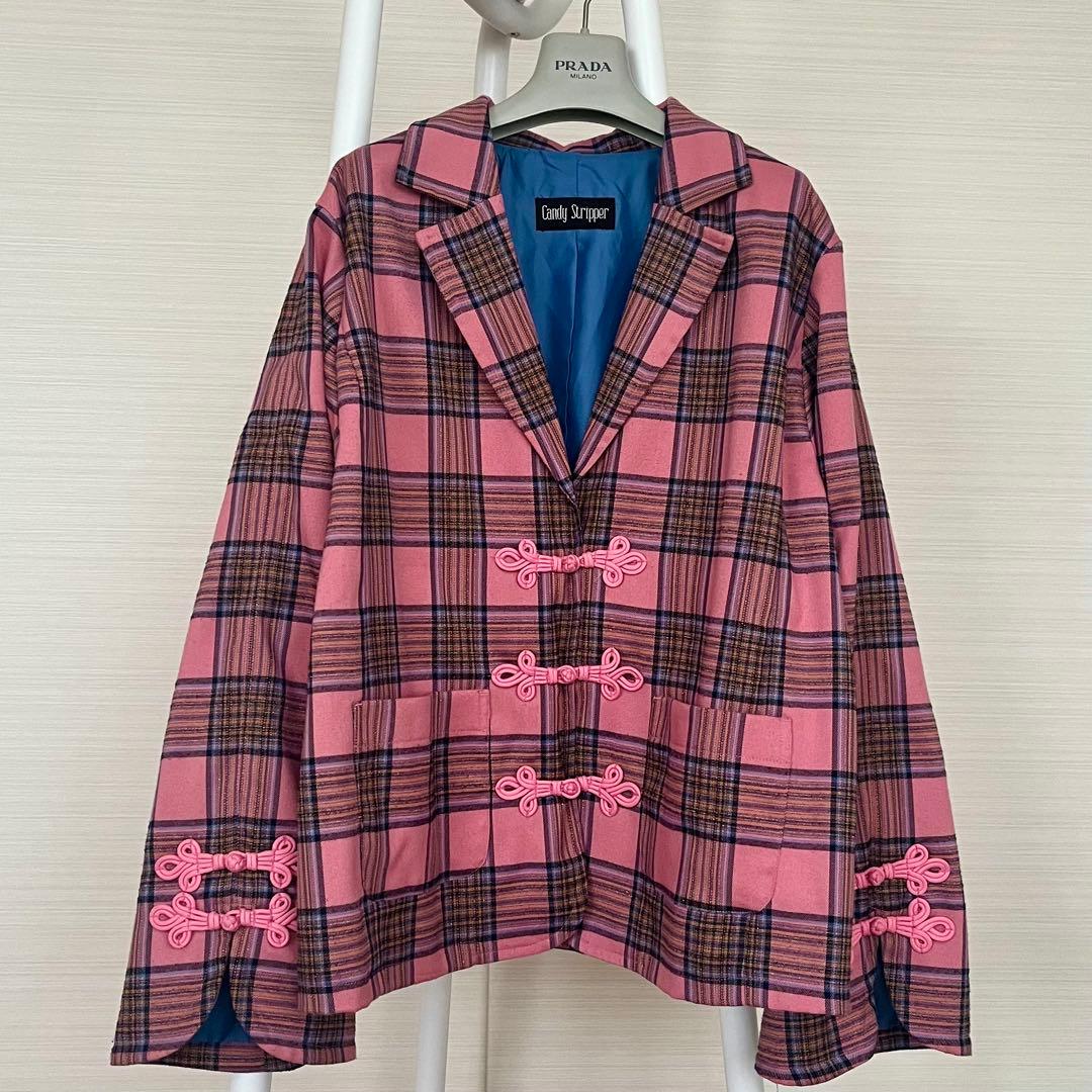 Candy Stripper CHINA TAILORED ジャケットピンク
