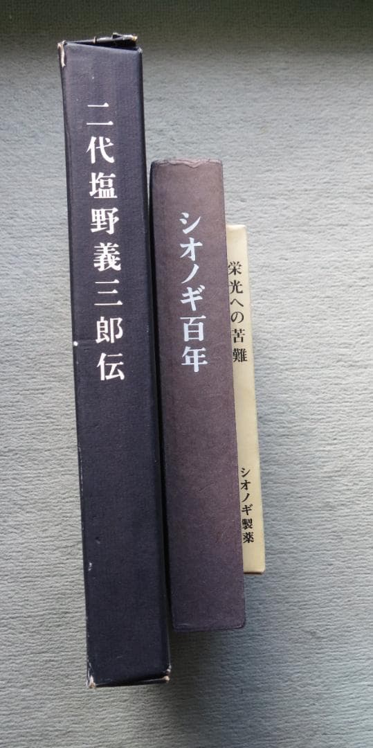 塩野義製薬(株)の社史（3冊）