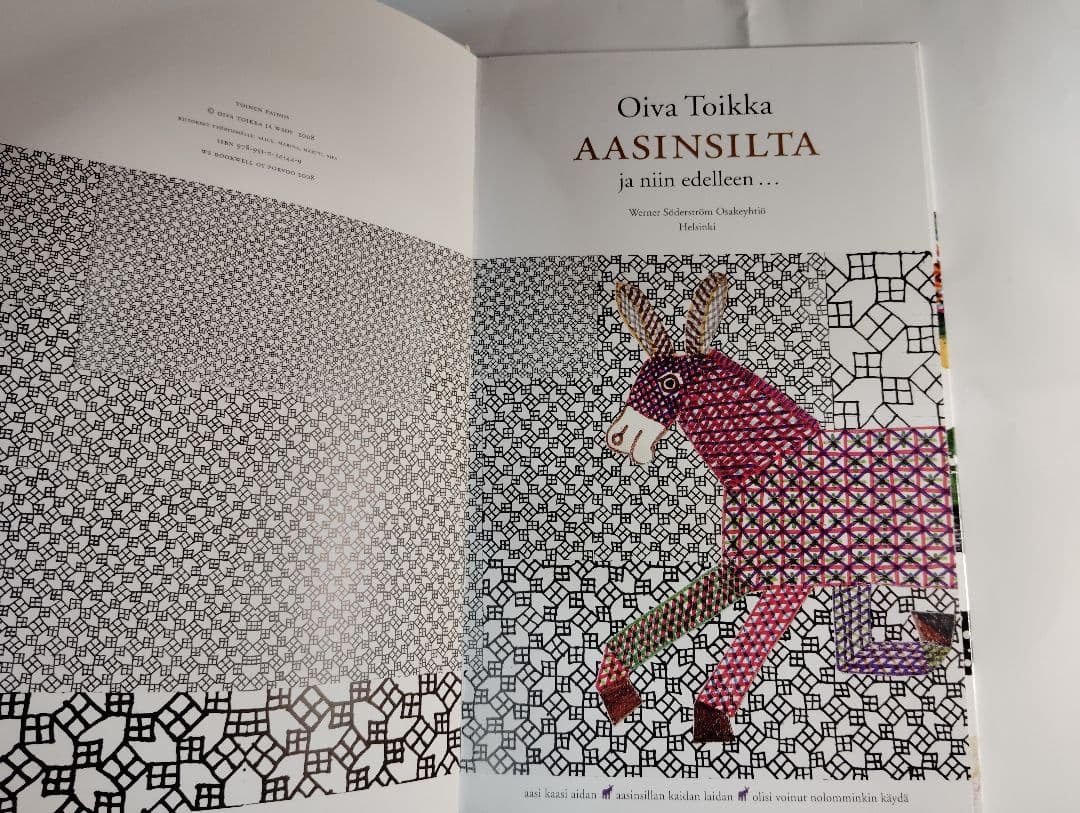 オイバ トイッカ,Oiva Toikka AASINSILTA 絵本