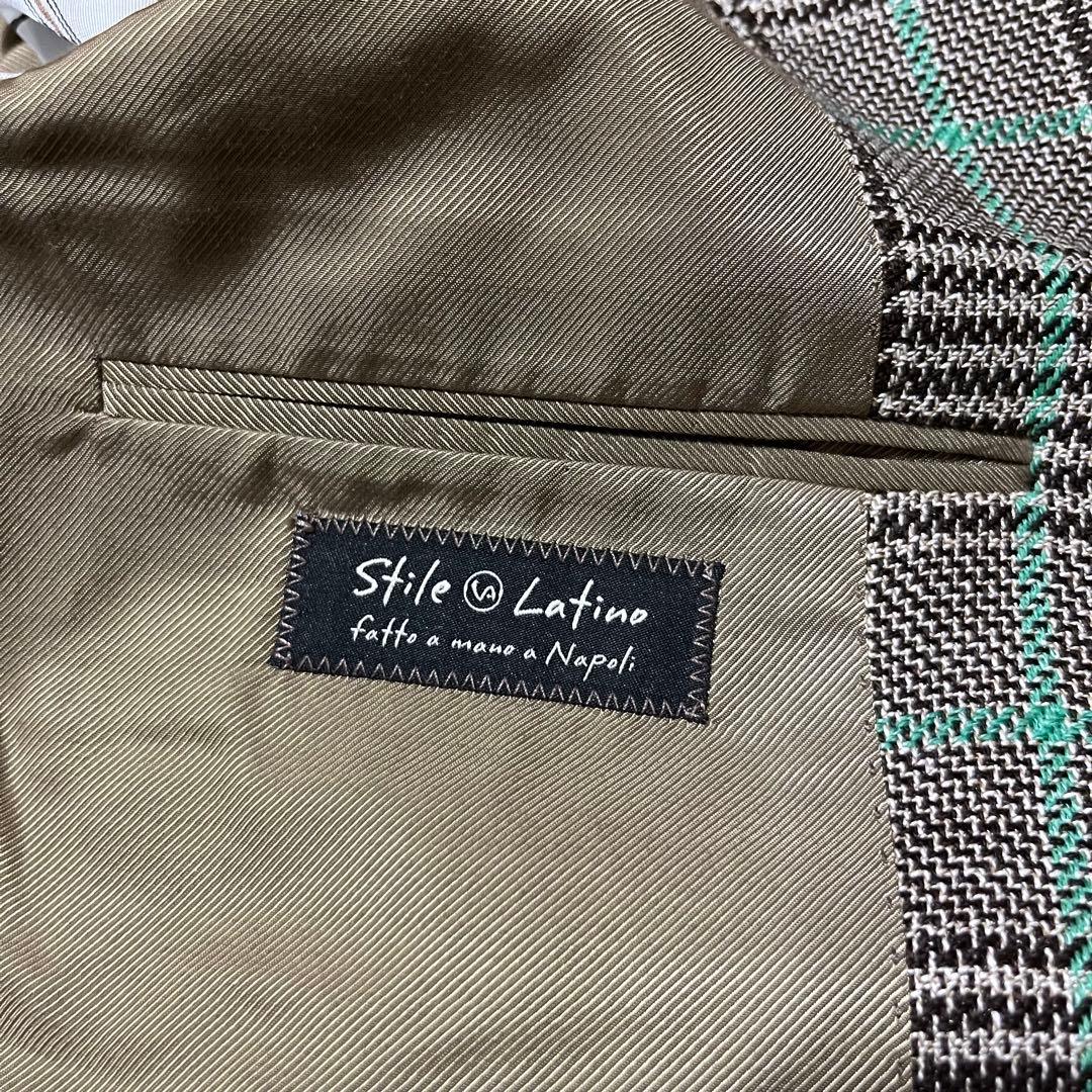 未使用 stile latino ウールリネン 3B ジャケット 44