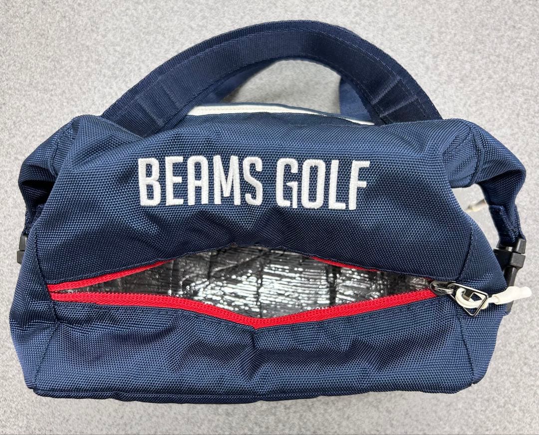 Y*a様 値下げ！BEAMS GOLF カートバッグ ネイビー　保冷できます！夏
