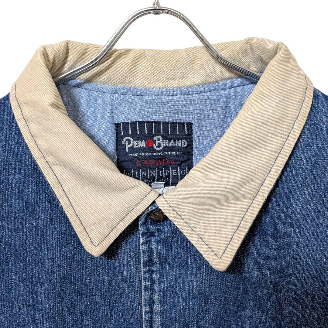 80s PEM BRAND 製 カバーオール 裏地 キルティング