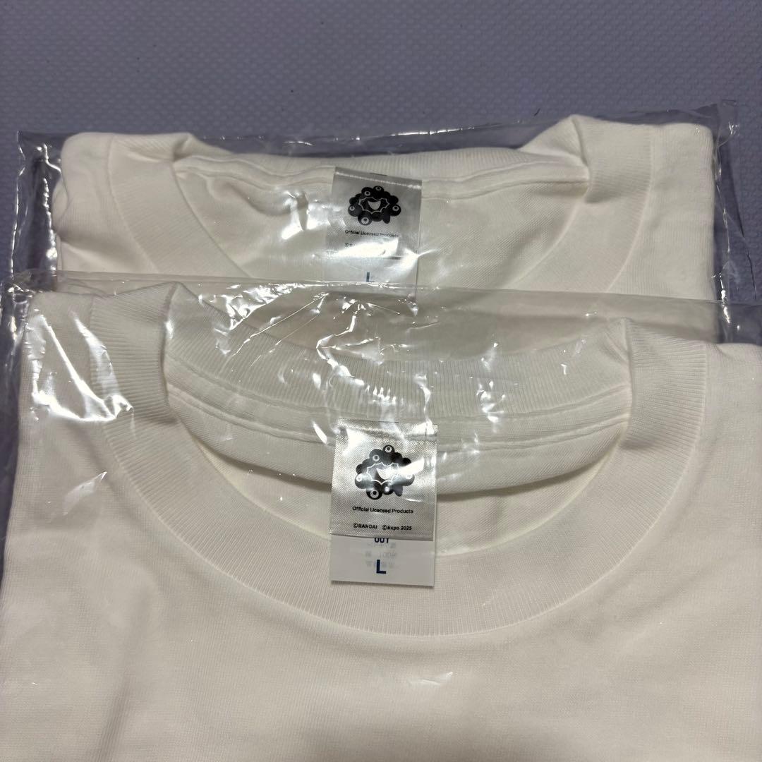 【未開封】万博EXP02025 たまごっち　Tシャツ 2枚セット　大人Lサイズ