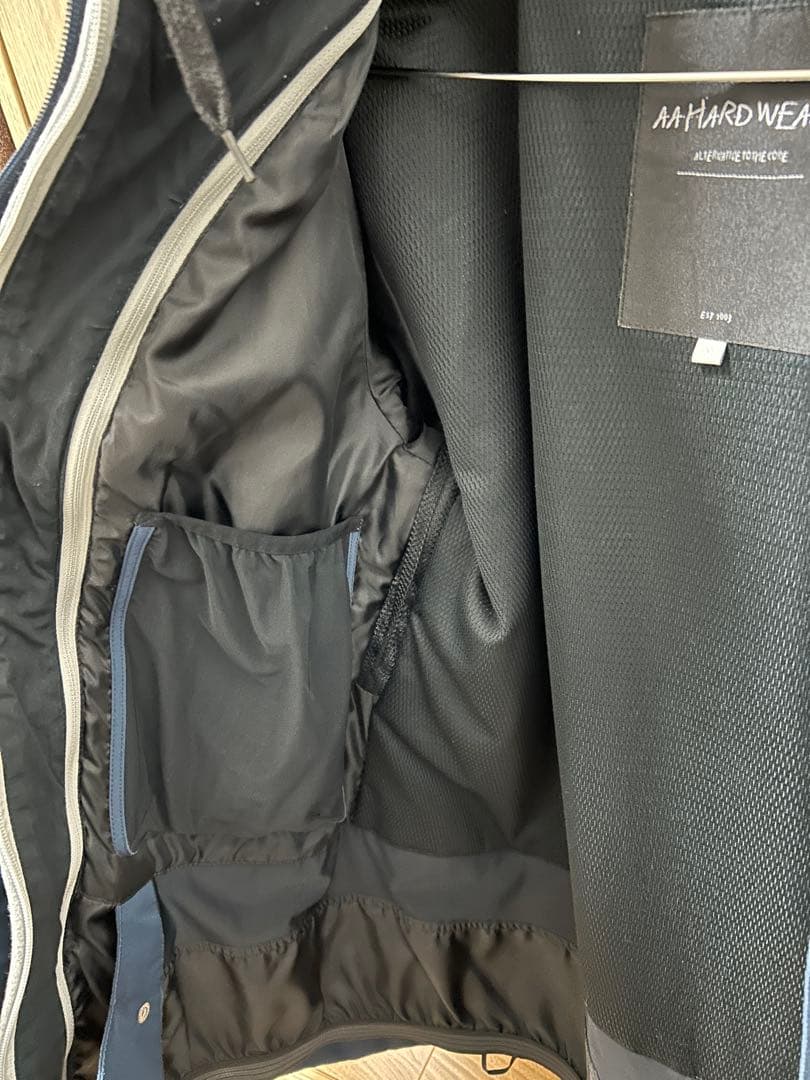 AA HARDWEAR ネイビー フード付きジャケット　THRASHER