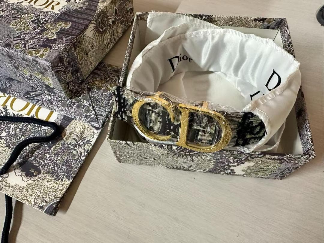 Dior ディオール SADDLE サドル ベルト 105cm オブリーク